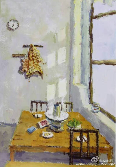 清华大学美术学院设计色彩考试高分卷以及教师范画，清华喜欢小清新的生活细节以及光影处理。颜色作用上高级灰的使用，以及和谐的色调，形成了独特的风格。充满生活气息～大家可以学习一下（from weibo.com）