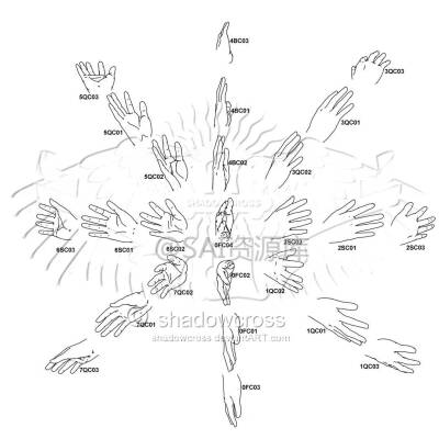 搬运——手的360℃画法大全