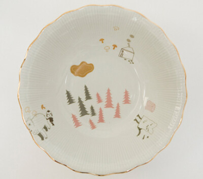 ❤ 森林物语 ❤ 小清新可爱彩绘图案陶瓷碗盘