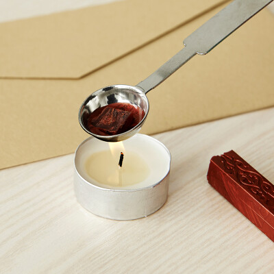 洛兰高品质火漆专用勺复古封蜡 封印章优质勺子 不锈钢