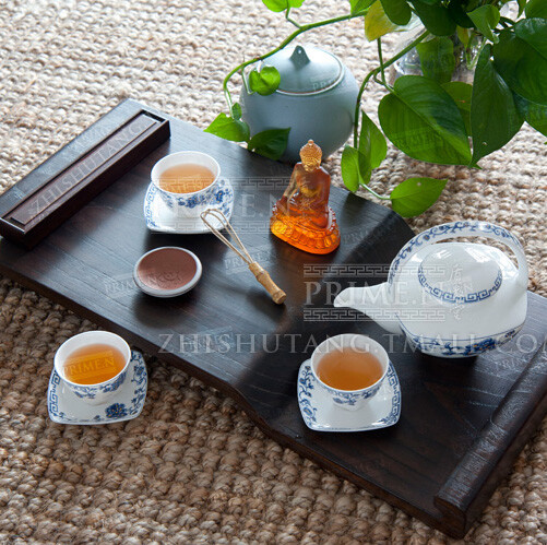 质数堂出品&mdash; 鹅绒白《药草.合饮泰平》细瓷茶具组.礼盒装