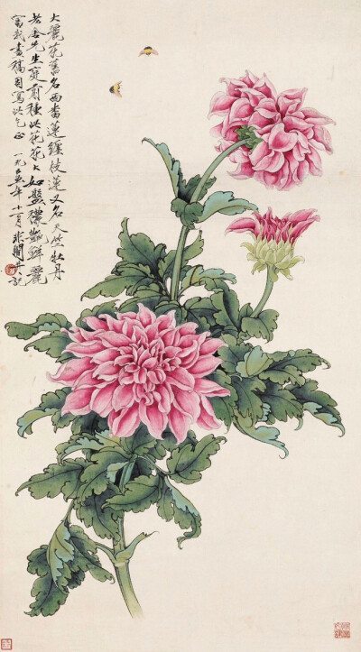 于非闇 作品《大丽花》