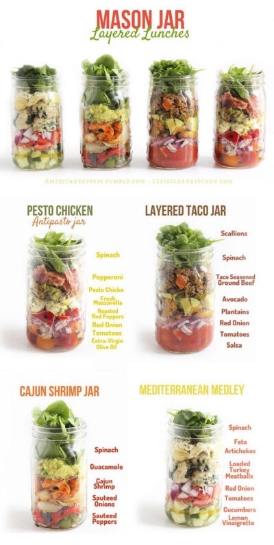 salad in a jar