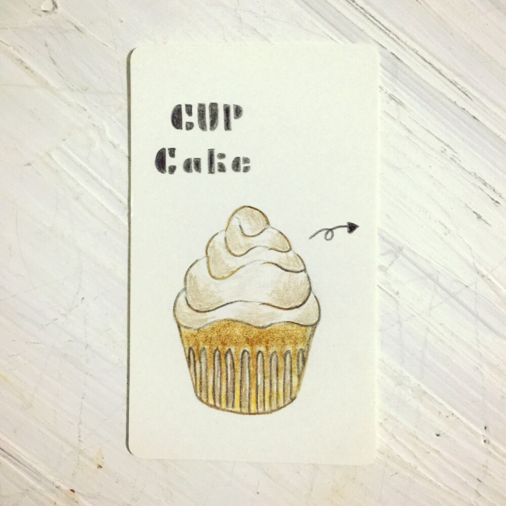 「name card of CUP CAKE」