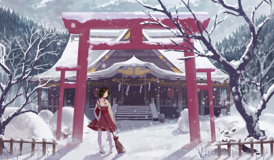 雪 绘师：白丝少年 本作品pixiv id=52584732