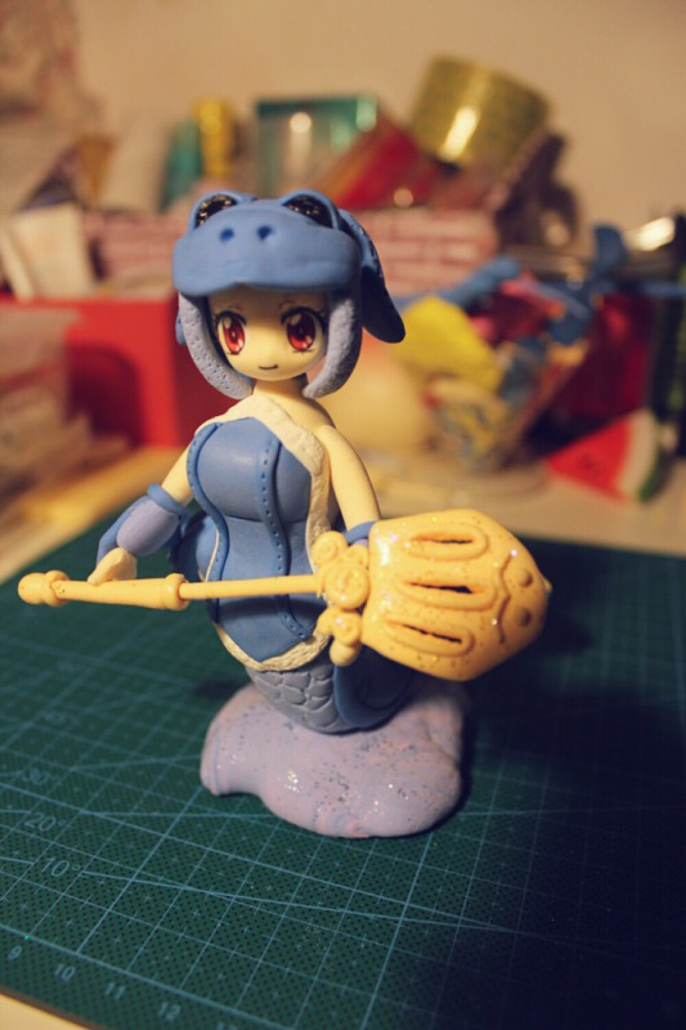 手工超轻粘土lol鲛妮座人娜美最爱的英雄