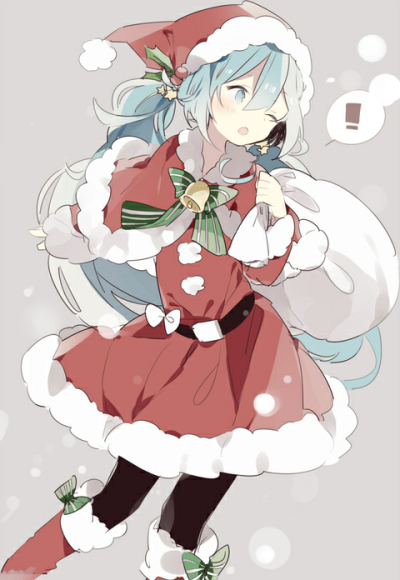 【侵删】初音さん(た) | 葉春 _id=54081144 #pixiv#圣诞#VOCALOID#