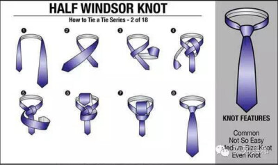 HALF WINDSOR KNOT 半温莎结