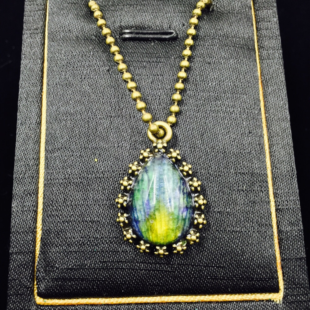 56+studio原创手工押花项链+V：710560033