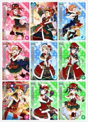 lovelive 十二月 圣诞 唱诗班觉醒