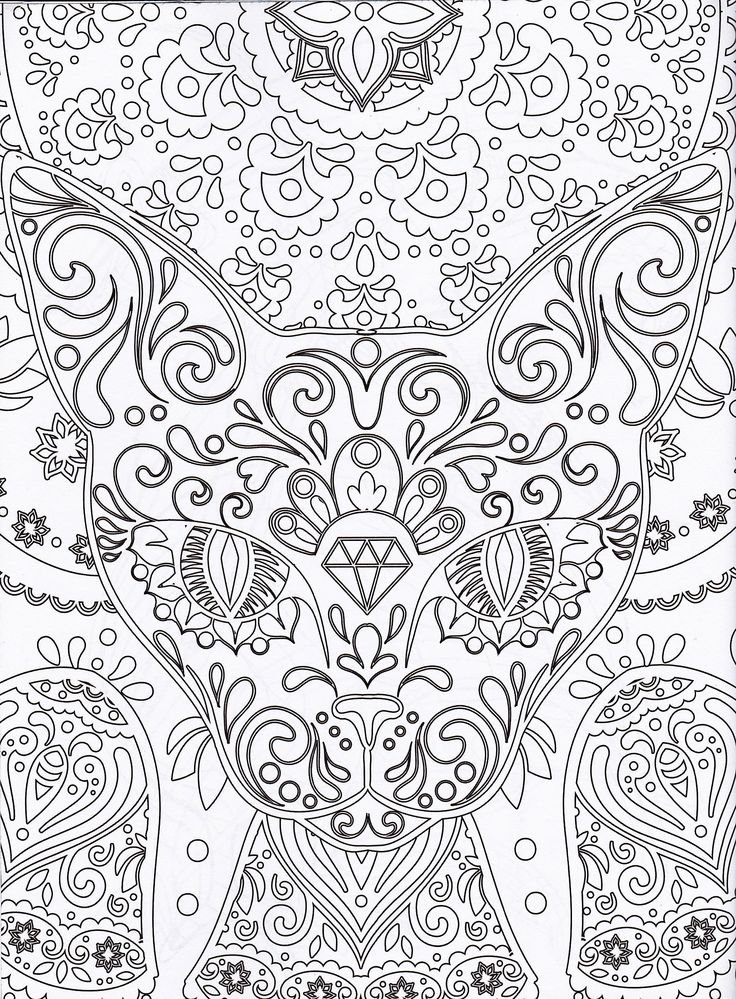 黑白线稿图案花纹