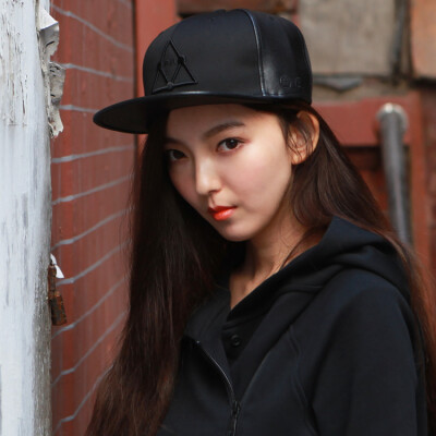 VEIL TRILOGO MIXEDBLACK Strapback 皮革 拼接 棒球帽