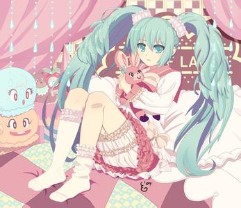 lots of love&amp;quot;(º Д º*) LOL 初音ミク