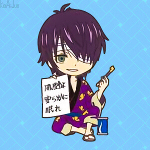 转自微博可爱的外表下一点隐藏着什么银魂官图q版同学会篇高杉晋助