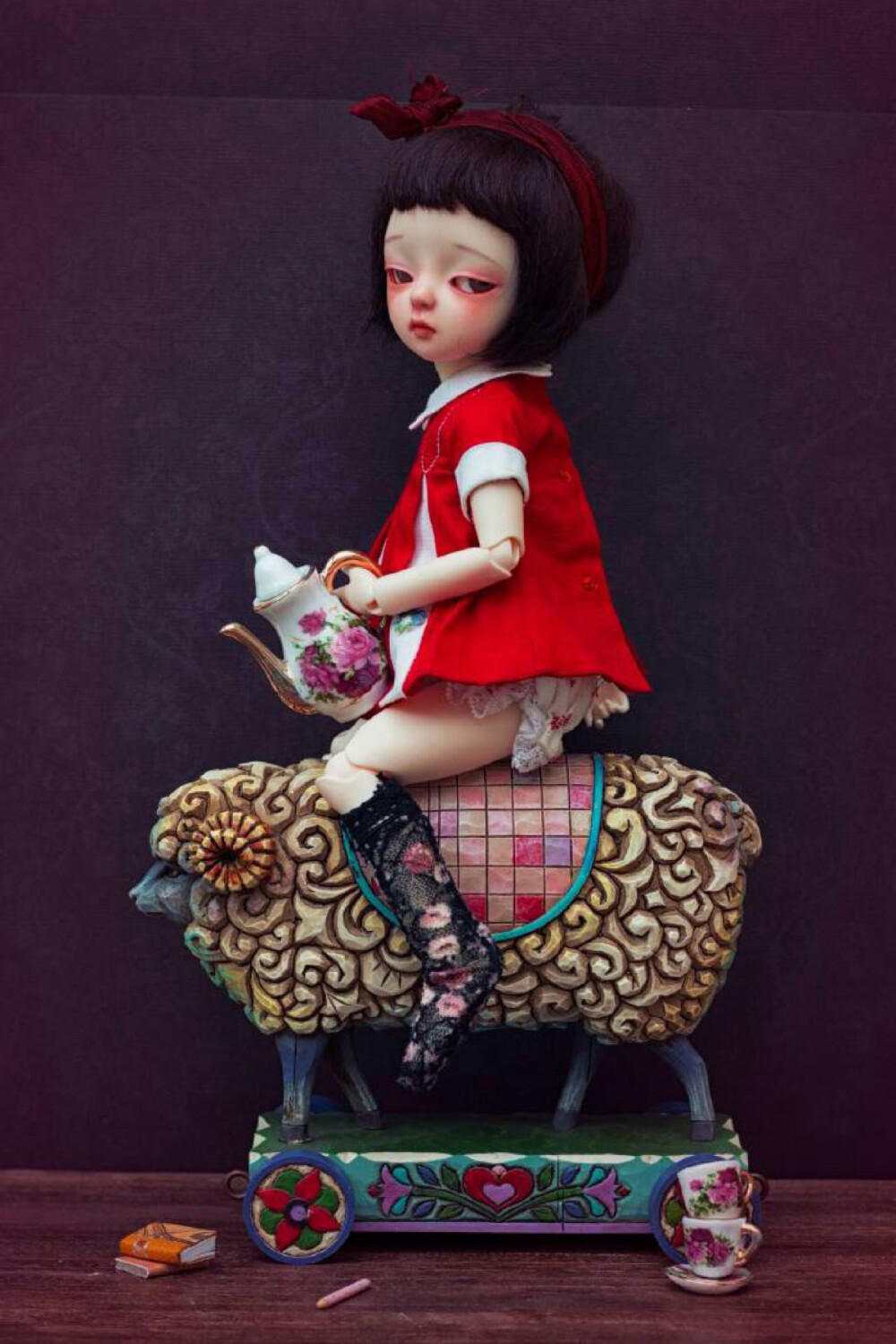 saraamaktine人形摄影bjd小布娃娃人形人偶