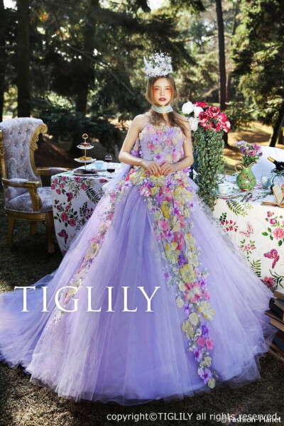 Tiglily Spring 2016 Pandora系列，梦幻绚丽的彩纱～