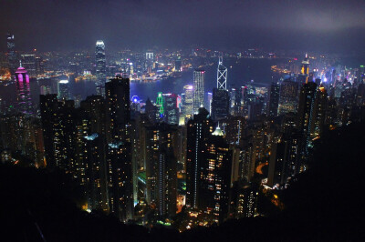 香港太平山顶夜景