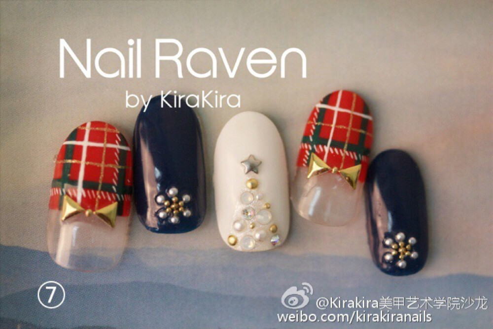 圣诞系列美甲
