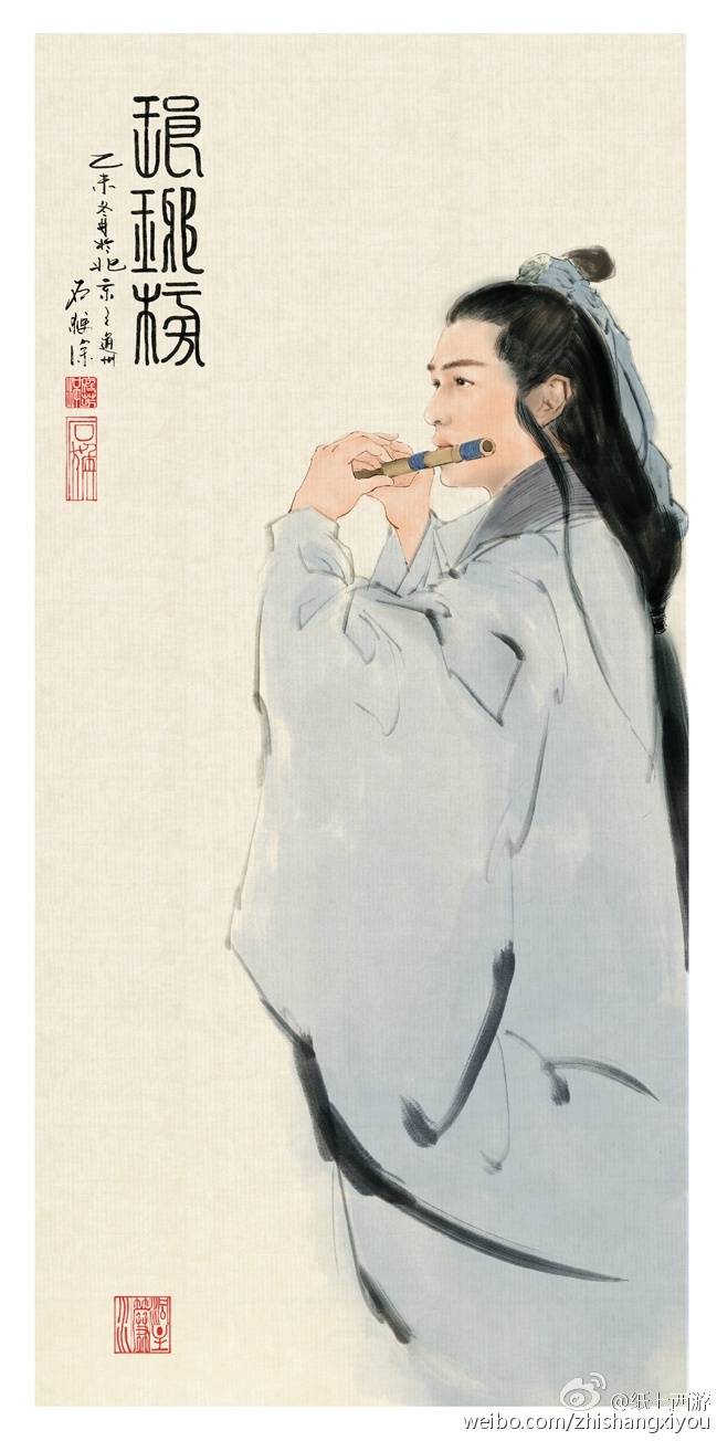 【绘师：纸上西游】: #琅琊榜# 梅长苏【遥映人间冰雪样，俯首江左有梅郎】