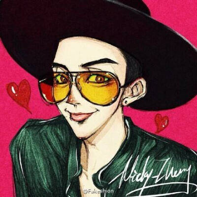 GD 权志龙 插画 萌帅萌帅的~❤