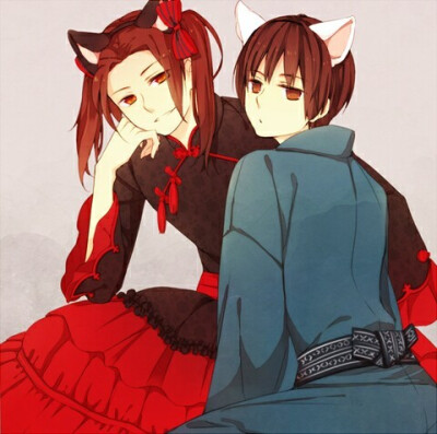 #黑塔利亚#aph#王耀##少主#本田菊#极东兄弟#极东组###p站画师###