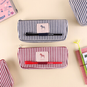 韩国进口 bookfriends6800斑马拉链笔袋 Zebra pencil case