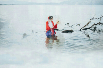 云青青兮欲雨，水澹澹兮生烟。