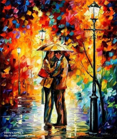 李奥尼德·阿夫列莫夫（Leonid Afremov, 出生于白俄罗斯维捷布斯克市）继梵高之后，当代最著名的现代印象派艺术家