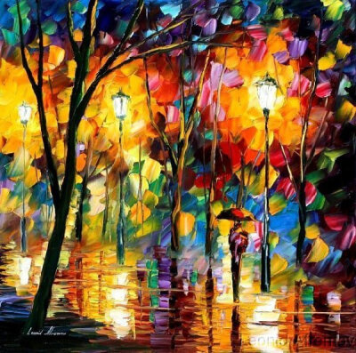 李奥尼德·阿夫列莫夫（Leonid Afremov, 出生于白俄罗斯维捷布斯克市）继梵高之后，当代最著名的现代印象派艺术家