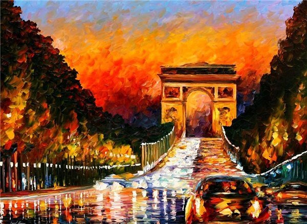 李奥尼德·阿夫列莫夫（Leonid Afremov, 出生于白俄罗斯维捷布斯克市）继梵高之后，当代最著名的现代印象派艺术家