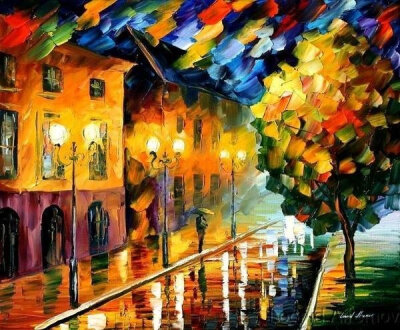 李奥尼德·阿夫列莫夫（Leonid Afremov, 出生于白俄罗斯维捷布斯克市）继梵高之后，当代最著名的现代印象派艺术家