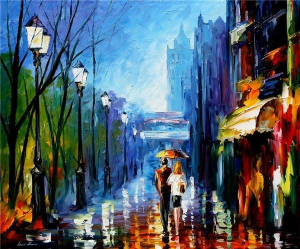 李奥尼德·阿夫列莫夫（Leonid Afremov, 出生于白俄罗斯维捷布斯克市）继梵高之后，当代最著名的现代印象派艺术家