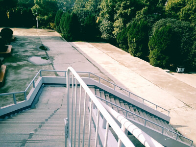 校园一角 武汉理工大学 美景 楼梯