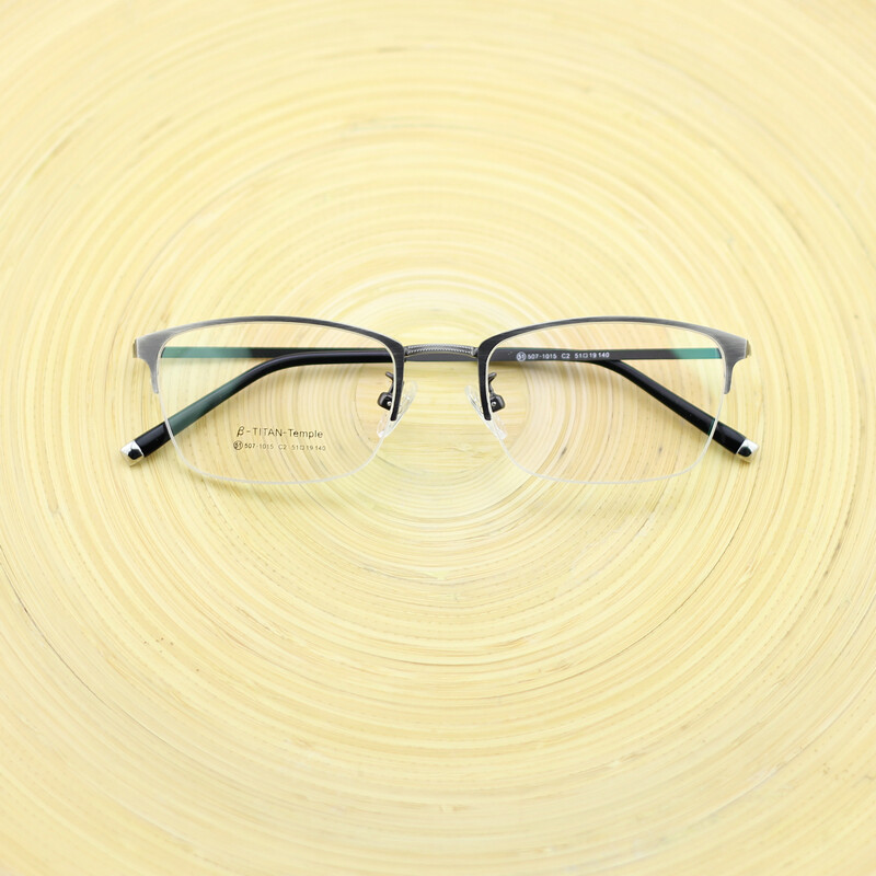 「now」钛合金复古型稳重大方精湛做工可配近视眼镜框架配镜男款