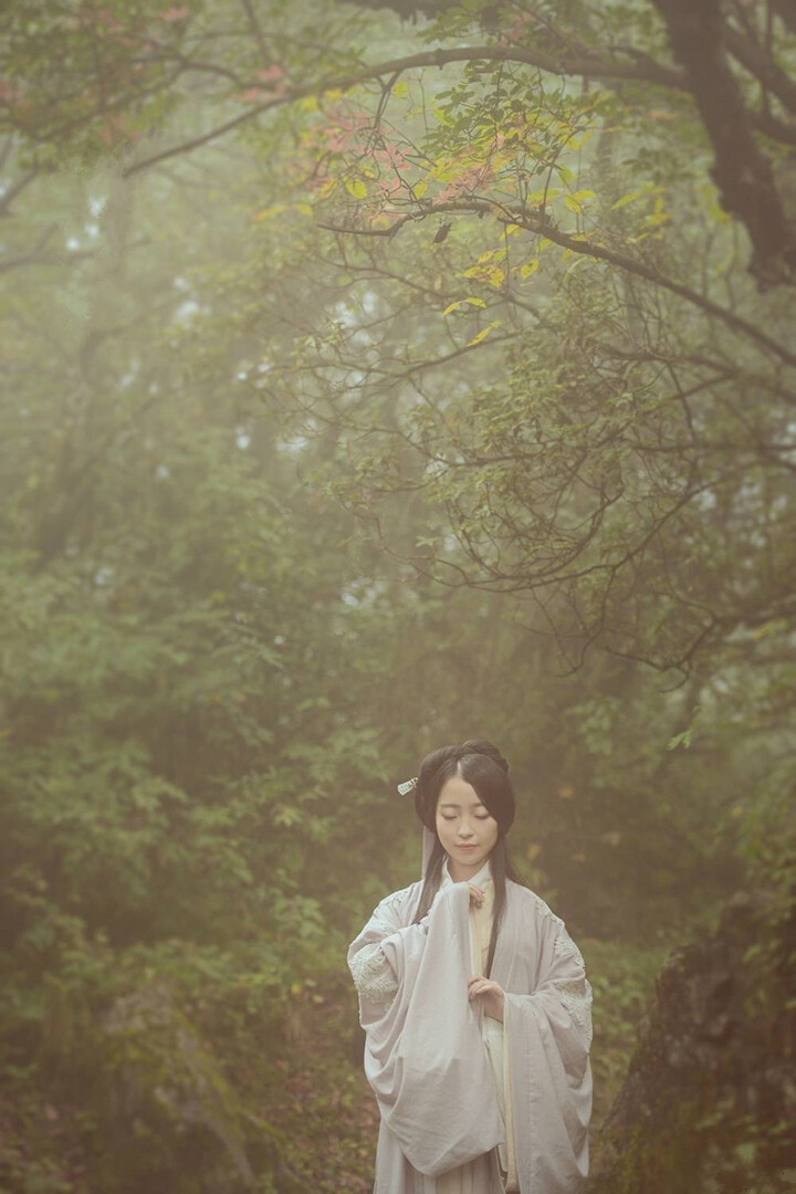 且任客心洗流水，不劳挥手听清音。山行本无雨，空翠湿人衣。