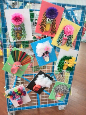 幼儿园绘画手工展