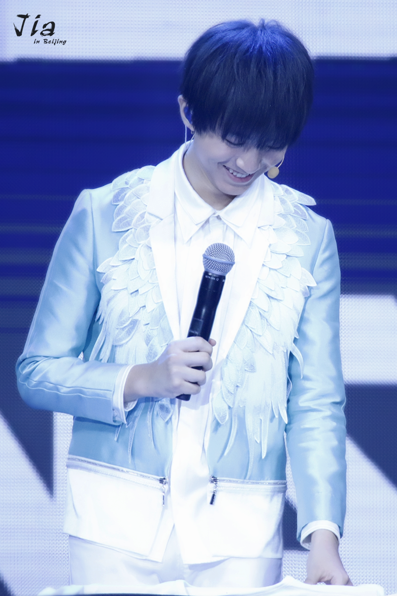 #王俊凯# #TFBOYS王俊凯# #TFBOYS# 150815 北京两周年粉丝见面会 cr：镓镓In北京