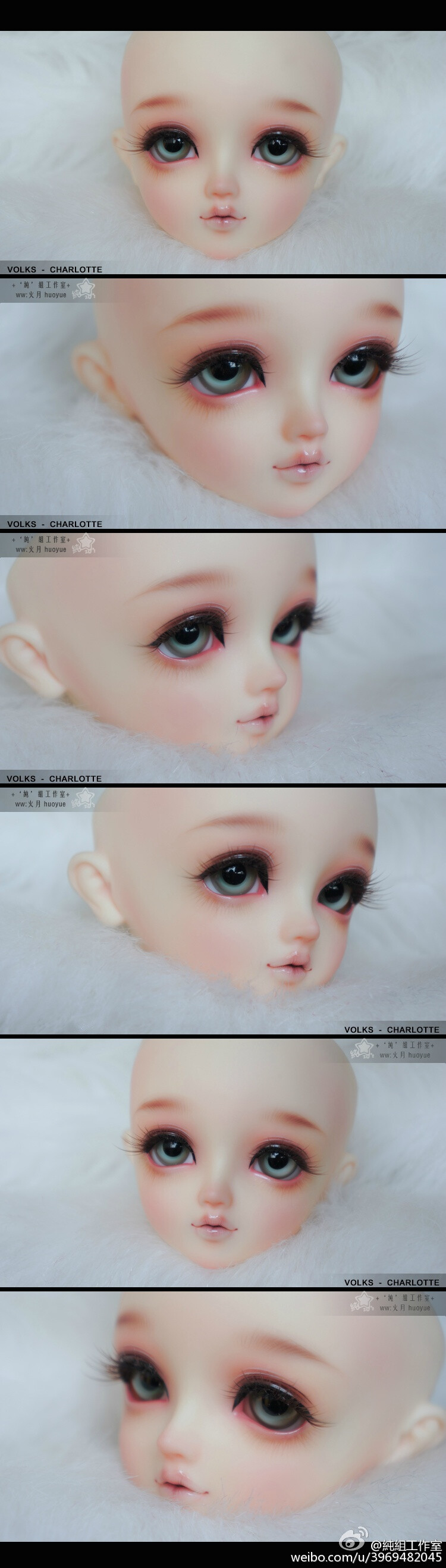 #&amp;quot;纯&amp;quot;组工作室# #BJD妆面# +Make Up+ VOLKS-CHARLOTTE