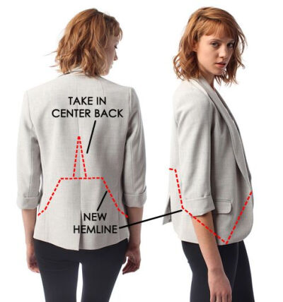  DIY改变教程：瘦身缩短上衣的袖子
