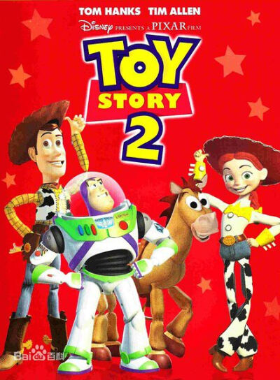 《玩具总动员2》（Toy Story 2）是一部1999年的美国动画电影，由皮克斯动画工作室制作，约翰·拉塞特导演， 汤姆·汉克斯、蒂姆·艾伦、琼·库萨克、凯尔希·格兰莫主演配音，于1999年11月24日在北美上映。