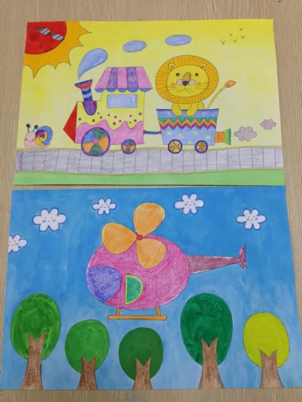 培训班上课时准备的儿童画儿～东方小嘿嘿.carrie