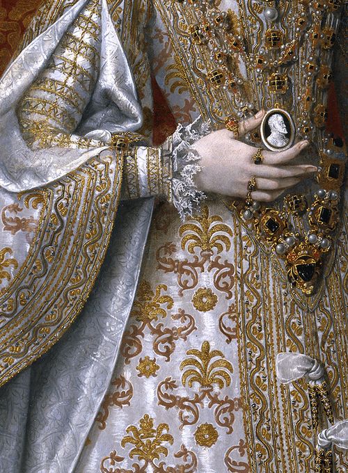 1585Alonso Sánchez Coello, The infanta Isabella Clara Eugenia and Magdalena Ruiz (detail) c.1585–88