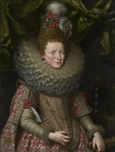 1606Frans Pourbus the Younger Margherita Gonzaga, Duchess of Lorraine, painted circa 1606, oil on canvas