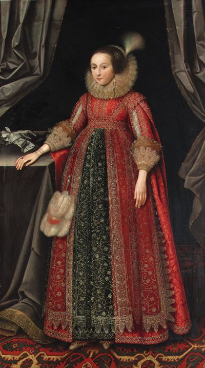 1621Attributed to Marcus Gheeraerts the Younger, Susanna Temple, later Lady Lister, 1621