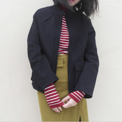 Wool Jacket 立领毛呢夹克外套 三色入