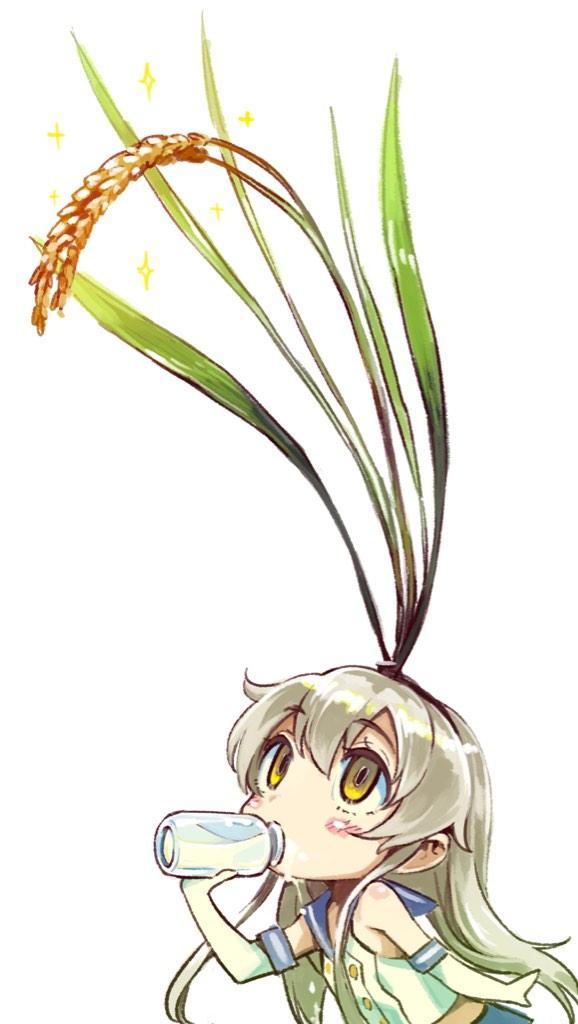 当岛风的兔耳变小草。ฅ●ω●ฅ