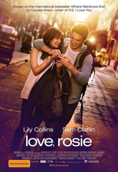 Love，Rosie。电影喜剧爱情。莉莉柯林斯、山姆·克拉弗林。好美好看