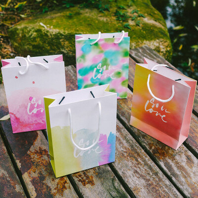 「白糖」小号手提礼品袋套装 一套4个 总有一些喜悦想分享给你