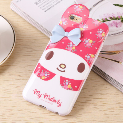 韩国Hello Kitty苹果6s手机壳 iPhone6硅胶套可爱卡通壳软壳4.7寸