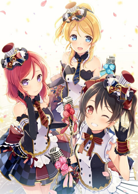 LoveLive BiBi maki nico eli p站画师：6U☆3日目西れ-53a 转侵删